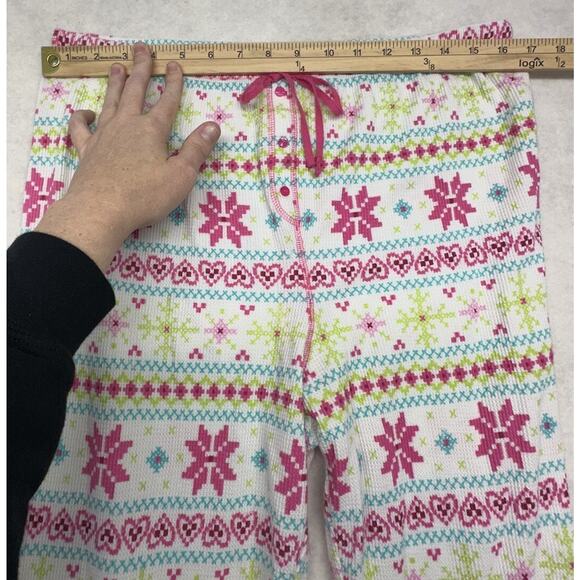 SONOMA FAIR ISLE Pajamas Womens 1X Long sleeve Round Neck Pjs Set Christmas - Picture 4 of 8